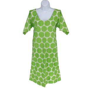 Jim Tillett St. Thomas RARE HTF Vintage Silk Print Maxi Midi Dress Sand Dollar